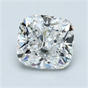 Diamante Natural 1.64 quilates, Del cojín , Color E, claridad VS1 y certificado GIA