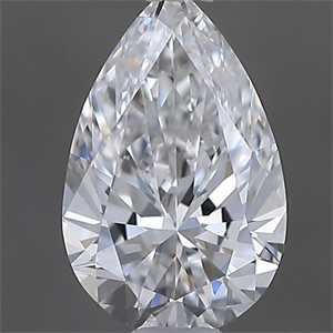 Foto Diamante Natural 0.40 quilates, De pera , Color D, claridad VS1 y certificado GIA de
