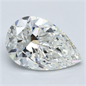 Diamante Natural 2.51 quilates, De pera , Color H, claridad VS2 y certificado GIA
