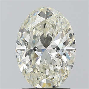 Foto Diamante Natural 1.50 quilates, Ovalado , Color I, claridad SI1 y certificado IGI de