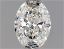 Diamante Natural 0.50 quilates, Ovalado , Color F, claridad VS1 y certificado GIA