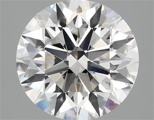 Picture of Lab Grown Diamond 3.01 Carats, Round with Excellent Cut, F Color, VVS2 Clarity and Certified by IGI