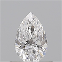 Diamante Natural 0.50 quilates, De pera , Color D, claridad VVS2 y certificado GIA