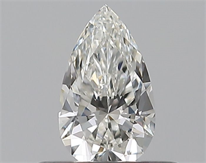 Foto Diamante Natural 0.30 quilates, De pera , Color H, claridad VVS1 y certificado GIA de