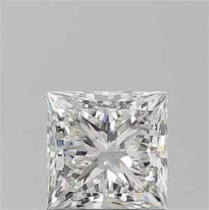 Picture of Natural Diamond 1.02 Carats, Princess with  Cut, I Color, SI1 Clarity and Certified by GIA