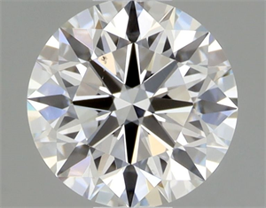 Foto Diamante Natural 0.41 quilates, Redondo , Color E, claridad SI1 y certificado GIA de