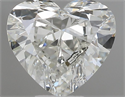 Natural Diamond 0.49 Carats, Heart with  Cut, G Color, VS1 Clarity and Certified by IGI