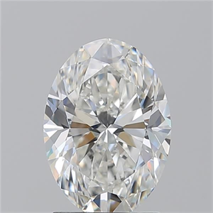 Picture of Natural Diamond 2.01 Carats, Oval with  Cut, G Color, VVS2 Clarity and Certified by GIA