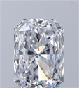 Natural Diamond 0.31 Carats, Radiant with  Cut, D Color, VS1 Clarity and Certified by GIA