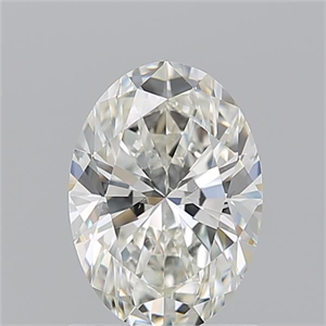 Picture of Natural Diamond 1.30 Carats, Oval with  Cut, I Color, SI1 Clarity and Certified by GIA
