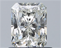 Natural Diamond 0.81 Carats, Radiant with  Cut, J Color, VVS2 Clarity and Certified by GIA