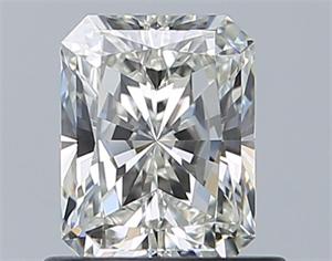 Picture of Natural Diamond 0.81 Carats, Radiant with  Cut, J Color, VVS2 Clarity and Certified by GIA