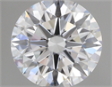 Del inventario de diamantes de laboratorio, 1.02 quilates, Redondo , Color D, claridad VVS2 y certificado IGI