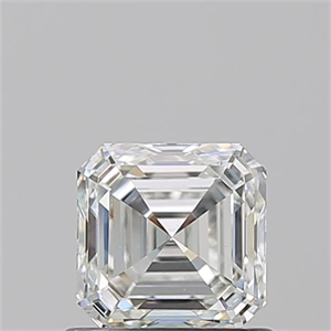 Foto Diamante Natural 0.91 quilates, Asscher , Color H, claridad VS2 y certificado GIA de
