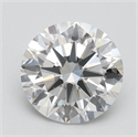 Lab Grown Diamond 2.50 Carats, Round with Excellent Cut, F Color, VS1 Clarity and Certified by IGI