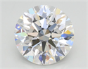 Del inventario de diamantes de laboratorio, 2.01 quilates, Redondo , Color F, claridad VVS2 y certificado IGI