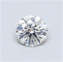 Diamante Natural 0.64 quilates, Redondo , Color I, claridad SI2 y certificado GIA
