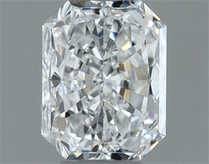 Picture of Natural Diamond 0.71 Carats, Radiant with  Cut, F Color, VVS1 Clarity and Certified by GIA