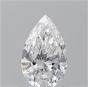 Diamante Natural 0.70 quilates, De pera , Color E, claridad VS2 y certificado GIA