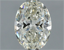 Diamante Natural 0.70 quilates, Ovalado , Color J, claridad VS1 y certificado IGI