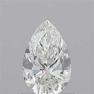 Picture of Natural Diamond 0.72 Carats, Pear with  Cut, G Color, VVS2 Clarity and Certified by GIA