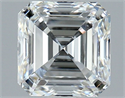 Natural Diamond 1.51 Carats, Asscher with  Cut, F Color, VS2 Clarity and Certified by GIA