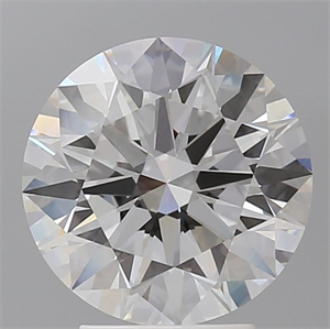Picture of Lab Grown Diamond 3.58 Carats, Round with Ideal Cut, E Color, VVS2 Clarity and Certified by IGI