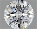 Natural Diamond 0.70 Carats, Round with Excellent Cut, E Color, VVS2 Clarity and Certified by GIA