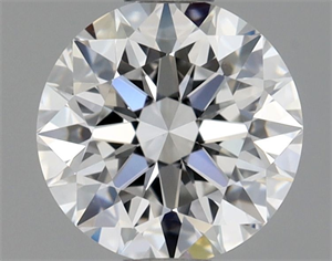 Picture of Natural Diamond 0.70 Carats, Round with Excellent Cut, E Color, VVS2 Clarity and Certified by GIA