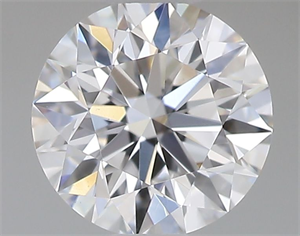 Picture of Natural Diamond 0.40 Carats, Round with Excellent Cut, D Color, VS1 Clarity and Certified by GIA