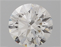 Natural Diamond 0.52 Carats, Round with Excellent Cut, F Color, SI1 Clarity and Certified by GIA
