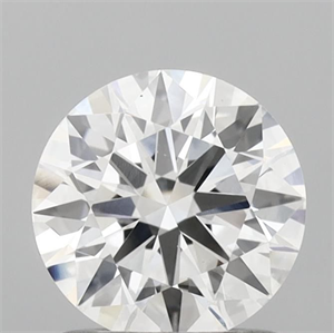 Picture of Lab Grown Diamond 1.08 Carats, Round with Ideal Cut, D Color, VS1 Clarity and Certified by IGI