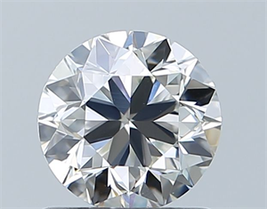 Picture of Natural Diamond 0.90 Carats, Round with Very Good Cut, H Color, VS1 Clarity and Certified by GIA