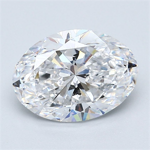 Foto Diamante Natural 2.51 quilates, Ovalado , Color D, claridad SI1 y certificado GIA de