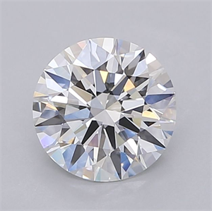 Picture of Lab Grown Diamond 1.53 Carats, Round with Ideal Cut, E Color, VS2 Clarity and Certified by IGI