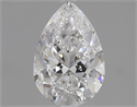 Natural Diamond 1.20 Carats, Pear with  Cut, D Color, SI1 Clarity and Certified by GIA