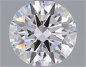 Lab Grown Diamond 1.00 Carats, Round with Ideal Cut, D Color, VVS2 Clarity and Certified by IGI