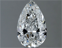 Natural Diamond 0.70 Carats, Pear with  Cut, G Color, VS2 Clarity and Certified by GIA