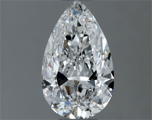 Picture of Natural Diamond 0.70 Carats, Pear with  Cut, G Color, VS2 Clarity and Certified by GIA