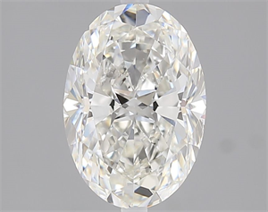 Picture of Natural Diamond 2.01 Carats, Oval with  Cut, H Color, SI1 Clarity and Certified by GIA