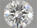 Natural Diamond 1.01 Carats, Round with Excellent Cut, G Color, SI2 Clarity and Certified by GIA