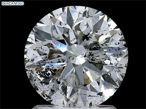 Foto Diamante Natural 2.01 quilates, Redondo , Color G, claridad I1 y certificado GIA de