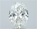Diamante Natural 2.51 quilates, Ovalado , Color H, claridad SI1 y certificado GIA