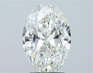 Foto Diamante Natural 2.51 quilates, Ovalado , Color H, claridad SI1 y certificado GIA de