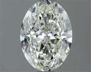 Picture of Natural Diamond 1.01 Carats, Oval with  Cut, I Color, SI1 Clarity and Certified by IGI