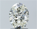 Diamante Natural 1.50 quilates, Ovalado , Color J, claridad SI2 y certificado GIA