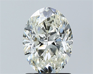 Foto Diamante Natural 1.50 quilates, Ovalado , Color J, claridad SI2 y certificado GIA de