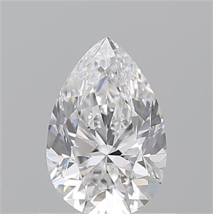 Picture of Natural Diamond 0.71 Carats, Pear with  Cut, D Color, VS1 Clarity and Certified by GIA