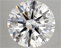 Lab Grown Diamond 7.00 Carats, Round with Ideal Cut, E Color, VVS2 Clarity and Certified by IGI