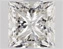 Natural Diamond 1.01 Carats, Princess with  Cut, I Color, VVS1 Clarity and Certified by GIA